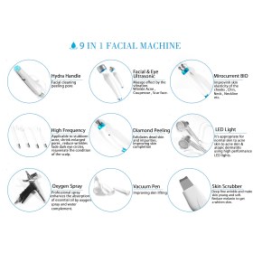 Πολυμηχάνημα καθαρισμού προσώπου 9 σε 1 λειτουργιών HYDRABEAUTY Skin Systems 