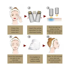 Hydra roller για μεσοθεραπεία με 64 βελόνες τιτανίου