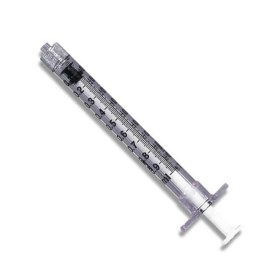 BD Plastipak 309628 1ml Syringe Concentric Luer Lock  [Pack of 100pcs] - 