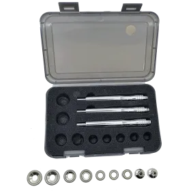 Σετ λαβών μικροδερμοαπόξεσης + αντ/κών κεφαλών με διαμάντι 100305 - Σετ κεφαλών δερμοαπόξεσης Deluxe 