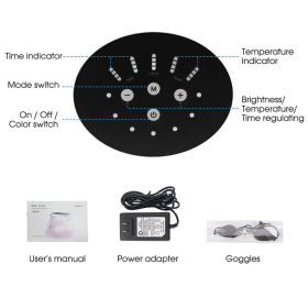 7-Colors Tri-Folding LED Light Therapy Machine