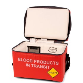 Τσάντα ισοθερμική μεταφοράς αίματος UN 3373 | BLD1 3.8lit Small  - Τσάντα ισοθερμική μεταφοράς ασκών αίματος 6lit UN 3373 BLD1 Small