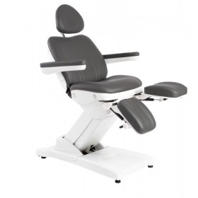 Πολυθρόνα ηλεκτρική ποδολογίας MINKA με 3 μοτέρ ανθρακί 