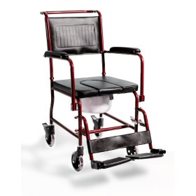 Bath - Toilet Wheelchair AC-33 burgundy 