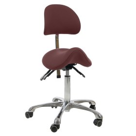 Σκαμπώ τροχήλατο τύπου σέλα με πλάτη NAGGURA