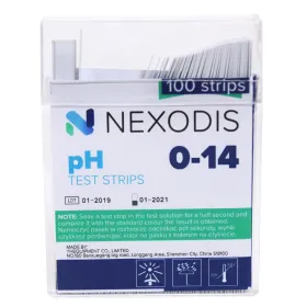 Ταινίες μέτρησης Ph, εύρος pH 0-14, 100 τεμάχια 