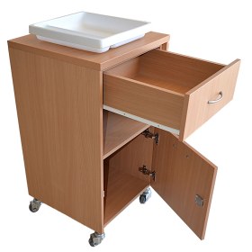 Τραπεζίδιο τροχήλατο ξύλινο 