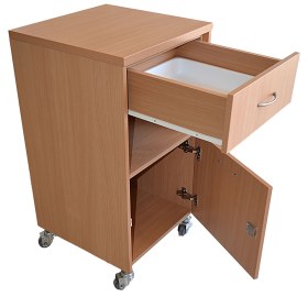 Τραπεζίδιο τροχήλατο ξύλινο 