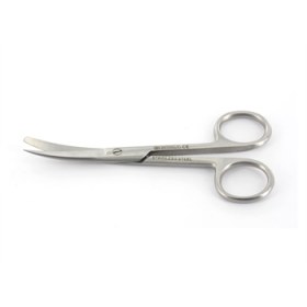 Surgical Scissor harp/blunt Curved 16cm