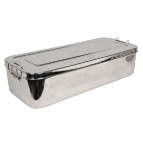 Κυτίο εργαλείων Inox με κλιπς 22x12x6cm A2-170-220