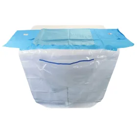 Ουρολογικό πεδίο επεμβάσεων με σακούλα συλλογής-μέτρησης υγρών Hospitico