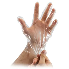 Polythene gloves LDPE 100pcs