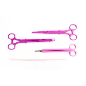 Set of plastic Instruments for IUD insertion GYNEAS 