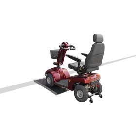 Ράμπα αμαξιδίου αναδιπλούμενη αντιολισθητική (βαλίτσα) 91cm - 