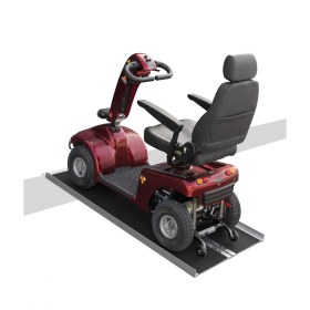 Ράμπα αμαξιδίου αναδιπλούμενη αντιολισθητική (βαλίτσα) 1.52m - 