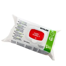 Surface wipes INCIDIN OXYWIPE S 100 pieces