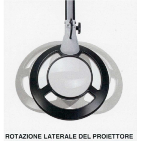 Professional Magnifying lamp LED EVO2 WHITE with trolley Stand 