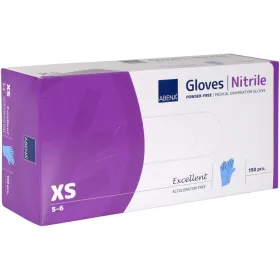 Nitrile test gloves without powder Classic Sensitive 100 pieces blue | Extra Large