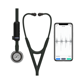 3M Littmann Core Digital Stethoscope Black | Mirror Finish 8869