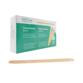 Γλωσσοπίεστρα μη αποστειρωμένα ξύλινα 100 τεμάχια 