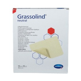 Grassolind parafin gauze dressing 10 x 10cm 10pcs