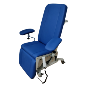 Καρέκλα αιμοληψίας βαρεώς τύπου με ηλεκτροκίνητη μεταβολή ύψους