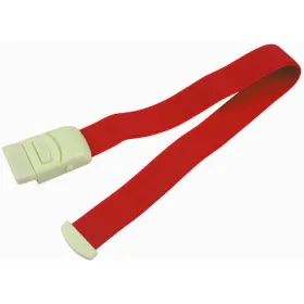 Ζώνη αιμοληψίας με κλιπ ECONOMY κόκκινη