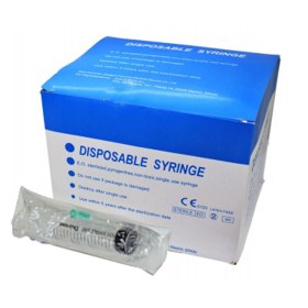 Disposable syringes with needle 50 pieces | 20ml 21G 