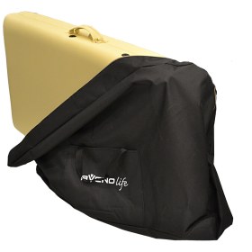 Φορητό κρεβάτι ξύλινο - Βαλίτσα μασάζ SOFIA ανοιχτό μπεζ 