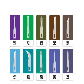 PARAMOUNT disposable stainless steel microsurgical blades 25 pieces - 