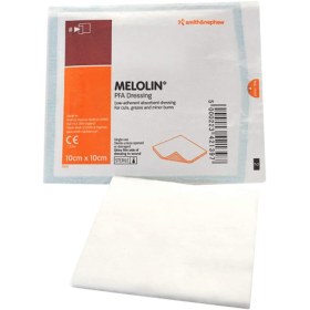MELOLIN Low Adherent Absorbent Dressings 10x10cm  box of 100 pcs - 