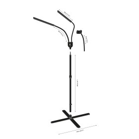 Task Lamp LED GEMINI E35350 flexible