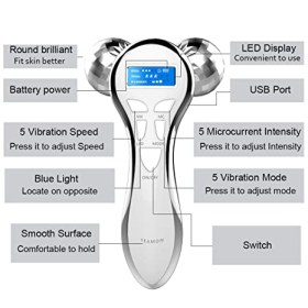 Handheld 4d Ems Pulse Roller Massager
