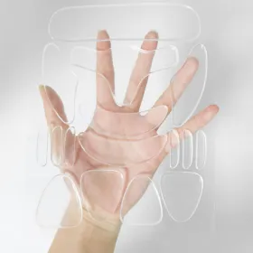 Silicone Reusable Anti Wrinkle Pad Patches For Face Eye Forehead Lifting -16Pcs 