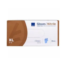 Nitrile test gloves without powder Classic Sensitive 100 pieces blue | Extra Large