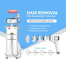 Diode Laser Alpha3 with 3 wavelengths   800W 755,808,1064nm