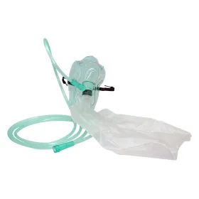 Μάσκα οξυγόνου με ασκό μη επανεισπνοής ενηλίκων 