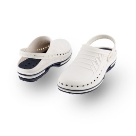 Σαμπώ Clog 13  σκούρο μπλε - λευκό