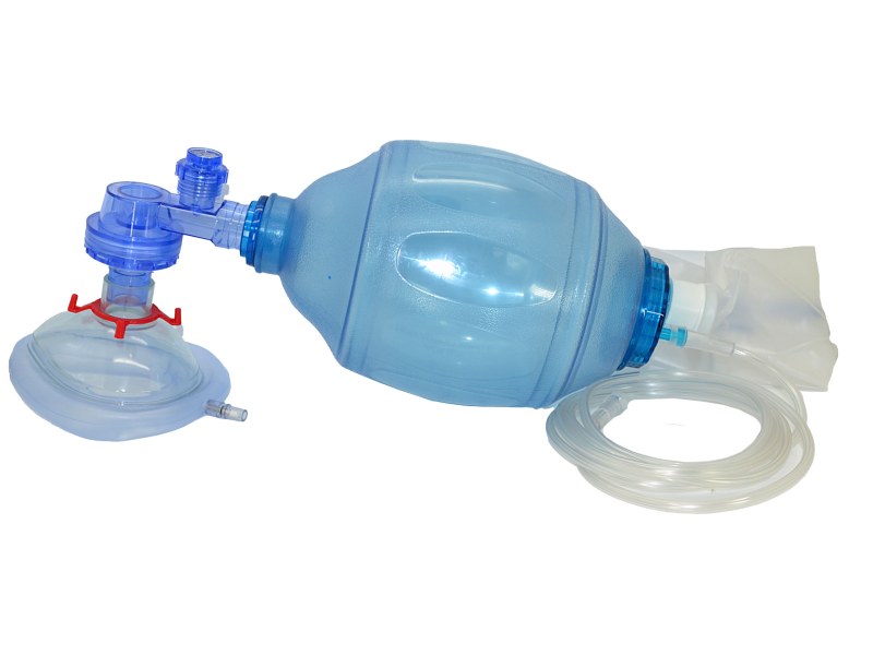 Ambu adult rubber resuscitator & 1 mask Ambu adult rubber resuscitator & 1 mask