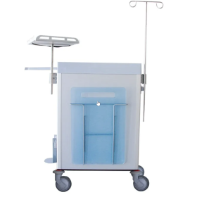 Τρόλεϊ νοσηλείας επειγόντων με 5 συρτάρια Novimed®  - Τρόλεϊ νοσηλείας επειγόντων με 5 συρτάρια κόκκινο Novimed®  