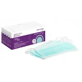 Μάσκες χειρουργικές πράσινες δετές 50 τεμάχια 