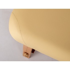 Fixed examination bed with hole ALEXA light cream