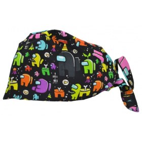 Surgical cap with designs 22255