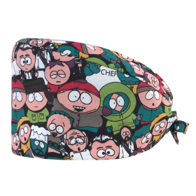 Surgical cap with designs 22033