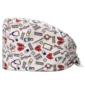 Καπέλο υφασμάτινο χειρουργείου με σχέδια 22142