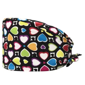 Surgical cap with designs 22089