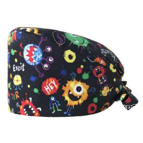 Καπέλο υφασμάτινο χειρουργείου με σχέδια 22029