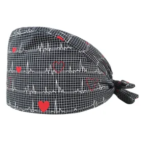 Surgical cap with designs 22140