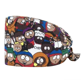 Καπέλο υφασμάτινο χειρουργείου με σχέδια 22032