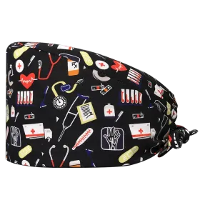 Καπέλο υφασμάτινο χειρουργείου με σχέδια 22141